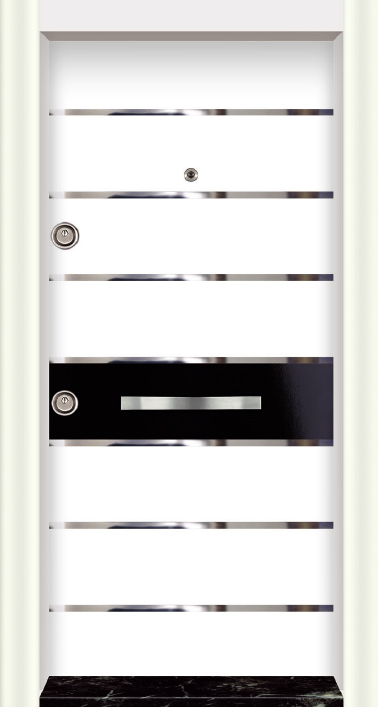 Çelik Kapı Modeli Beyaz